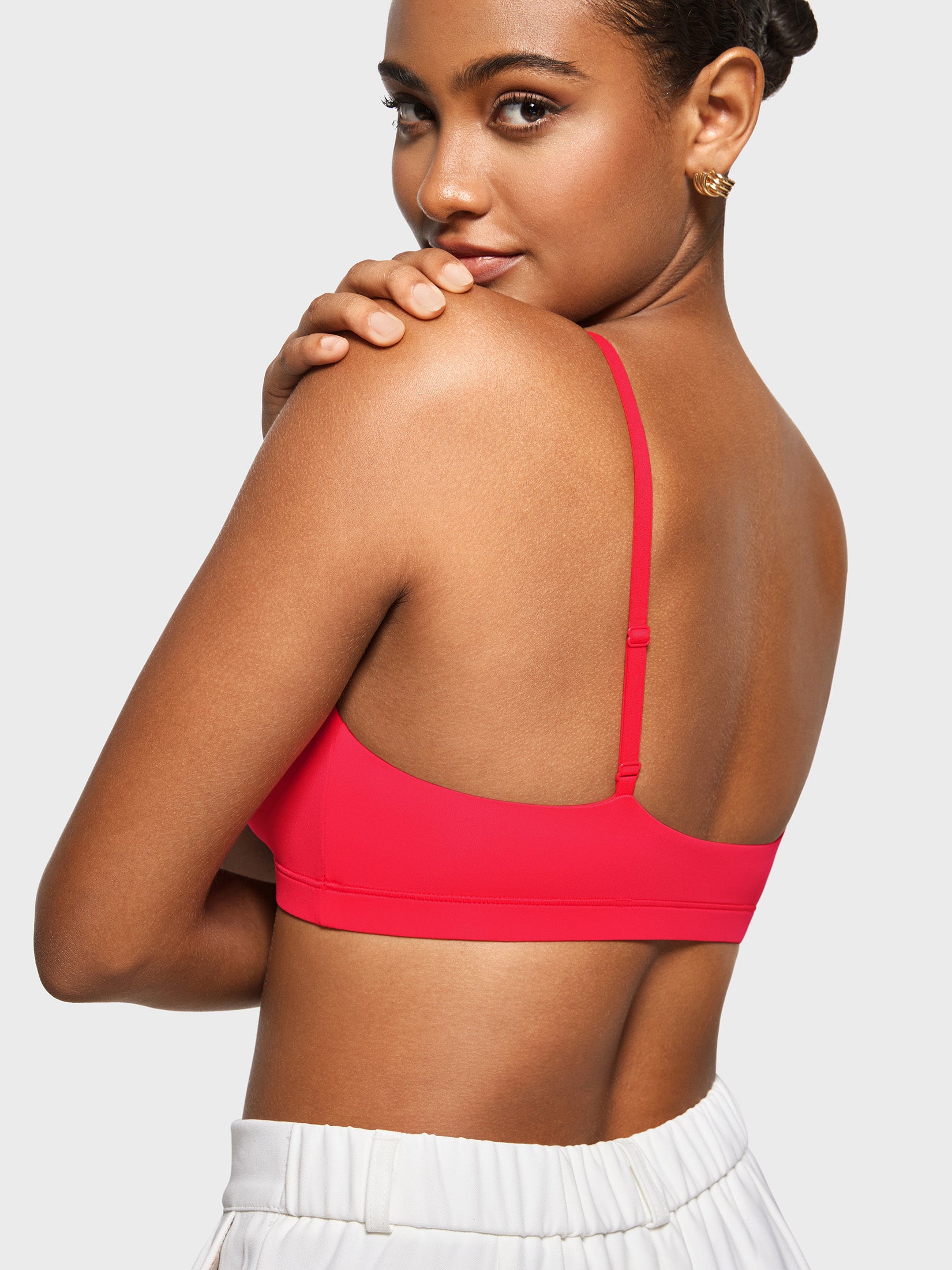 INLYRIC Women's Inbarely® Scoop Bralette Bright Red