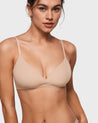 INLYIRC Women's Inbarely® Crossover Bralette Rose Gray
