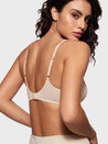 INLYRIC Women's Cosnufy® Mesh Scoop Bra Coconut White