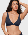 Women's Inbarely® Soft Deep V Triangle Bralette Hazelnut